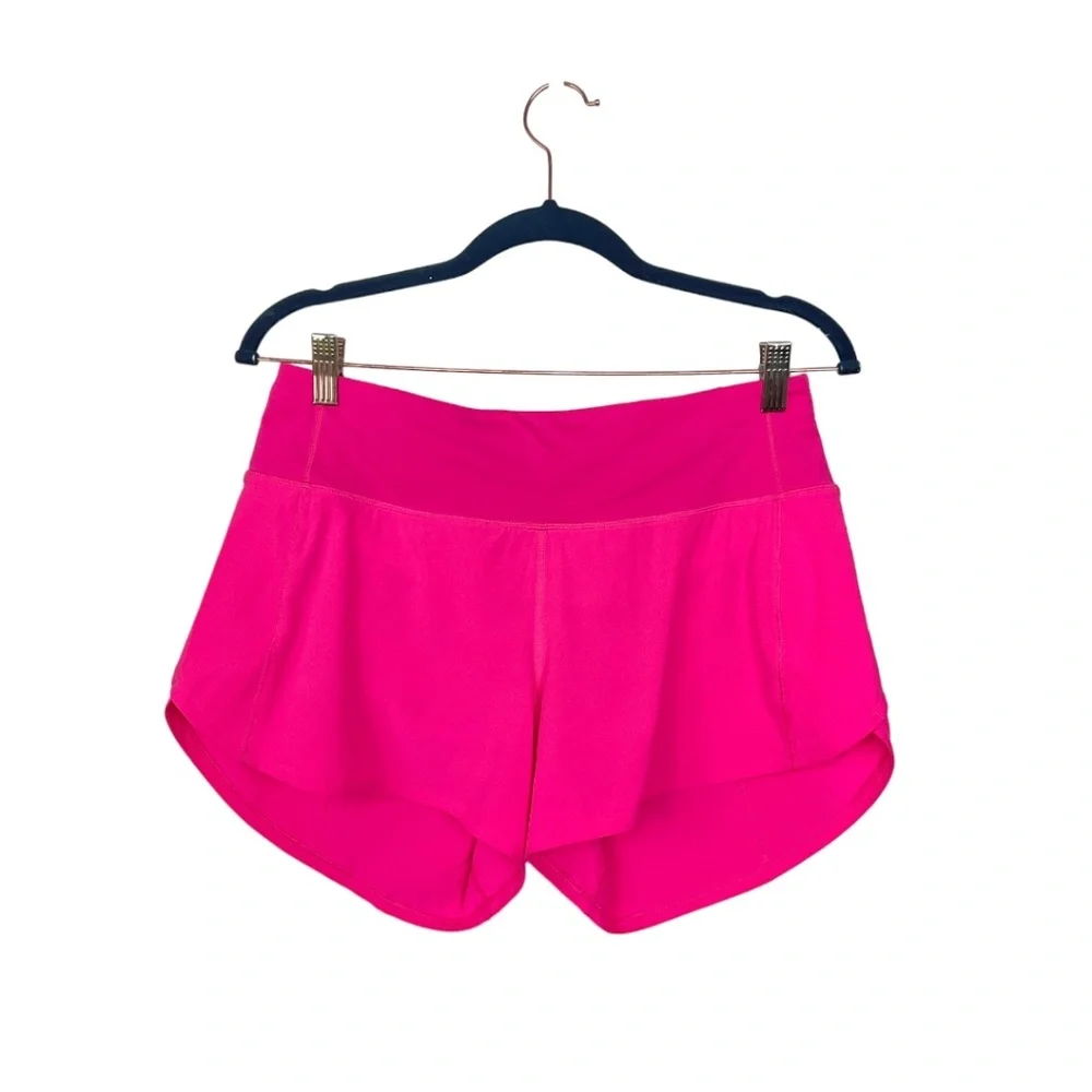 Women's Pink Athletic Shorts - Picture 1 of 7
